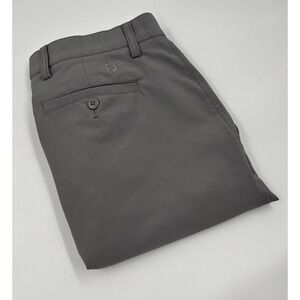 FootJoy Men's 36 Polyester Gray Flat Front Chino Short‎